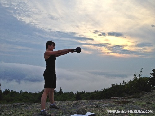 single vs double kettlebell workout