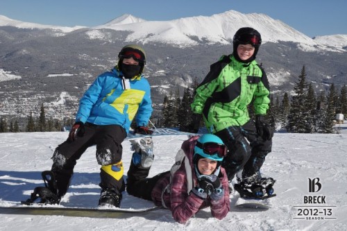 Boys on Board Snowboard Colorado