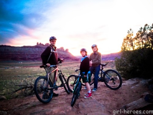 Family Mountain Bike Ride Moab