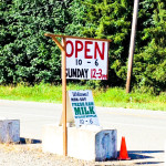 Raw Milk Stand Sign WA