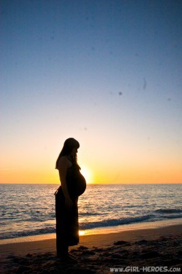 Pregnant Gypsy at Sunset FL 1
