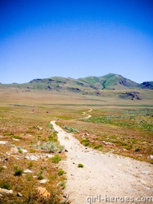 Trail Antelope Island UT